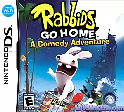 Image n° 1 - box : Rabbids Go Home - A Comedy Adventure (DSi Enhanced)